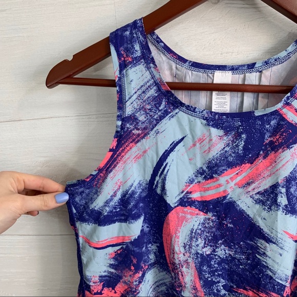 Ivivva Girls Retro Paintbrush Stroke Active Tank - Picture 2 of 6